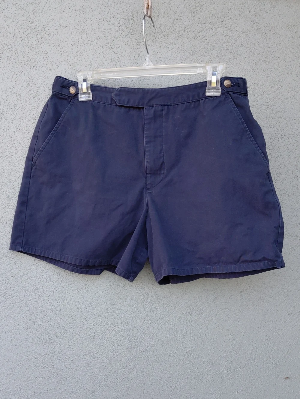 Vintage St. John's Bay Navy Blue High-rise Shorts Women's 14